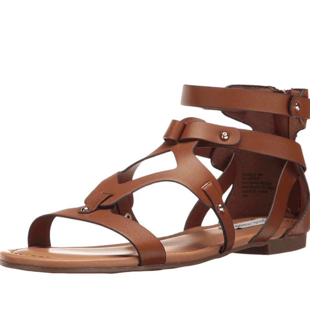 Steve madden brown gladiator sandals